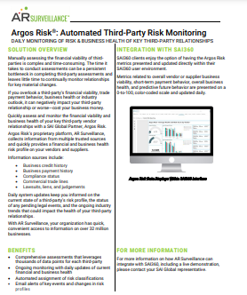 Argos Risk and Automated TPRM