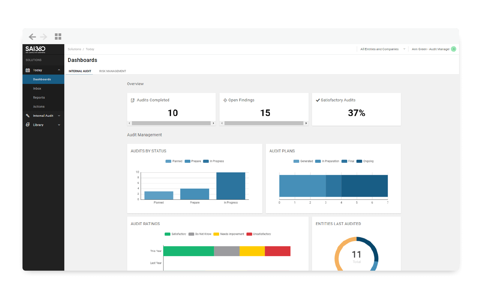 ESG, GRC & EHS&S Software & Learning for Risk & Compliance– SAI360