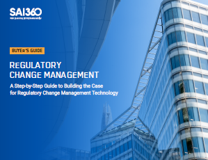 Regulatory Change Management Buyer's Guide | SAI360 whitepaper