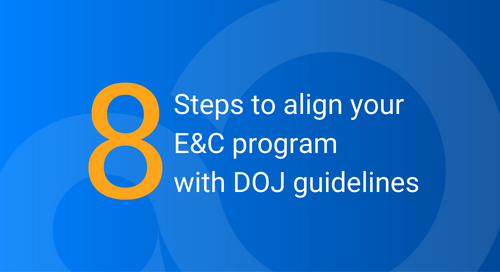 8 Steps to Align Your E&C Program with the DOJ
