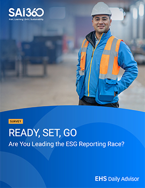 Are you leading the ESH reporting race