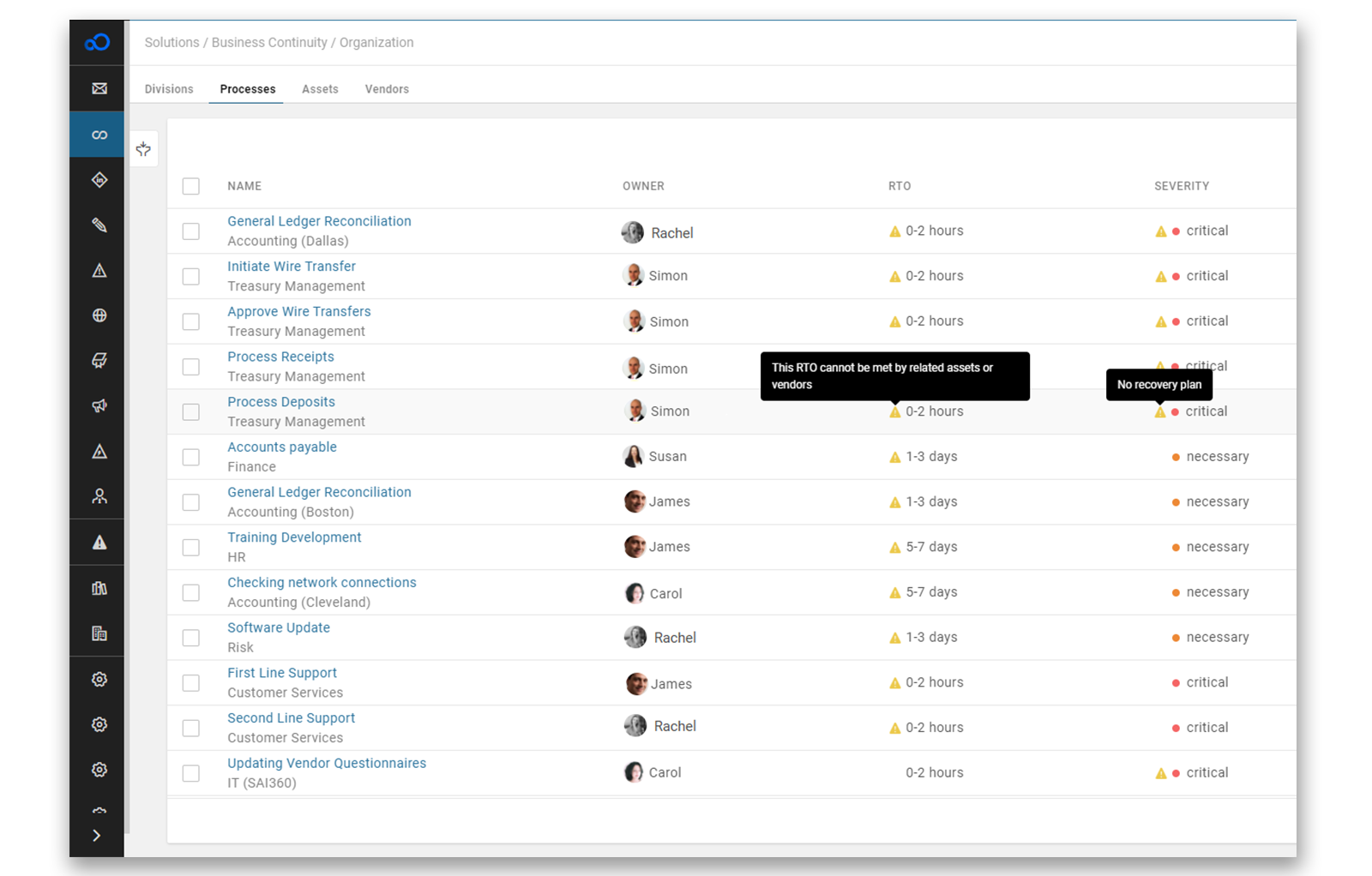 Business Continuity Management Platform SAI360
