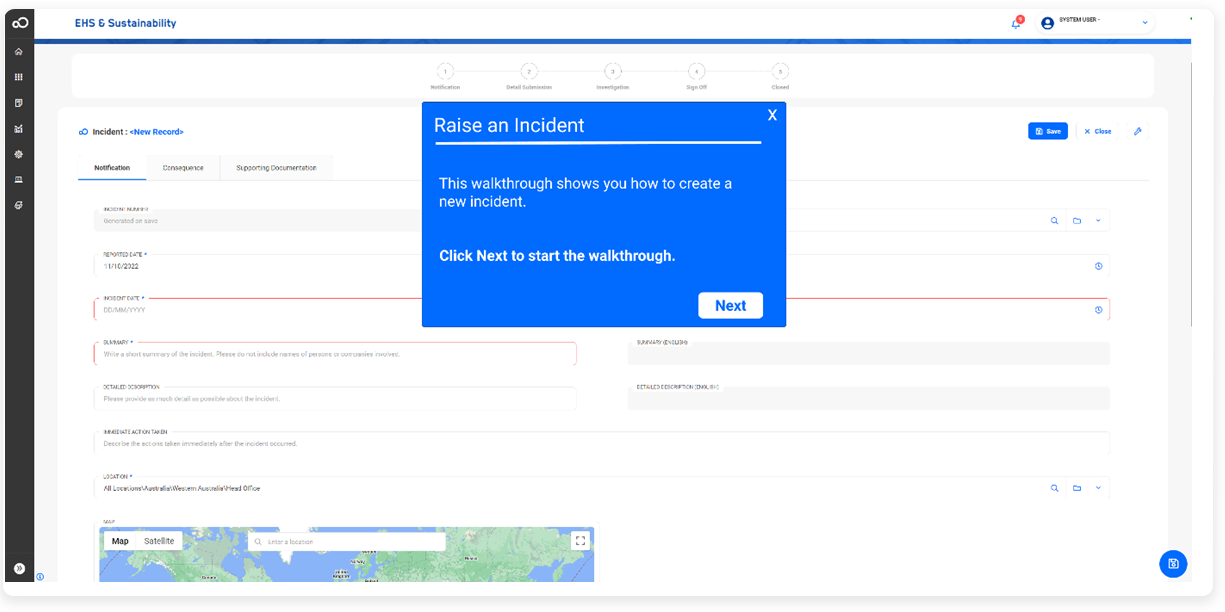 SAI360 EHS&S Release Improved UI