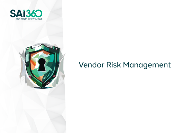 Vendor Risk Management ebook