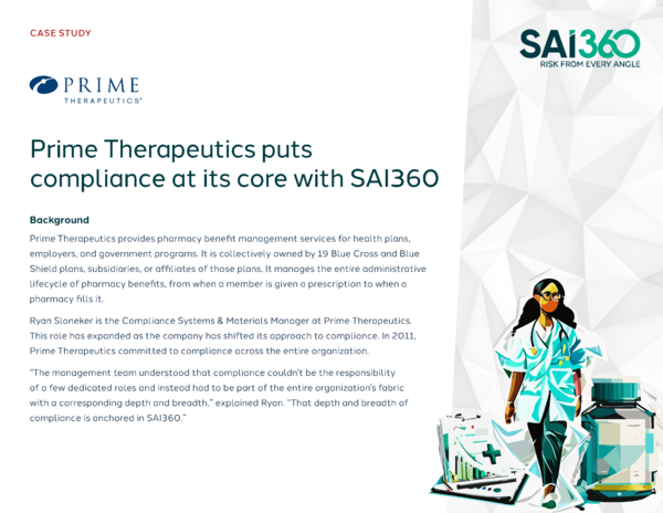 SAI360 case study Prime Therapeutics
