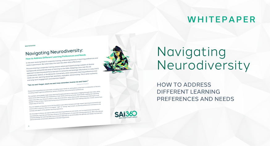 WP Neurodiversity – Web Tile Navigating Neurodiversity, Whitepaper, Learning, Training