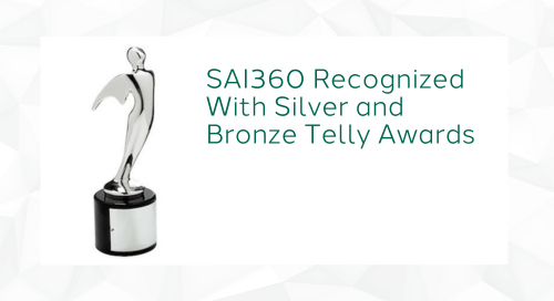 SAI360 Wins Two Telly Awards