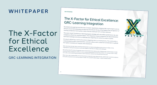x factor thumbnail Compliance and Ethics Excellence whitepaper