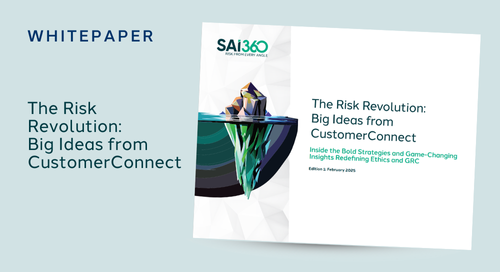 White Paper Cover for Risk Revolution