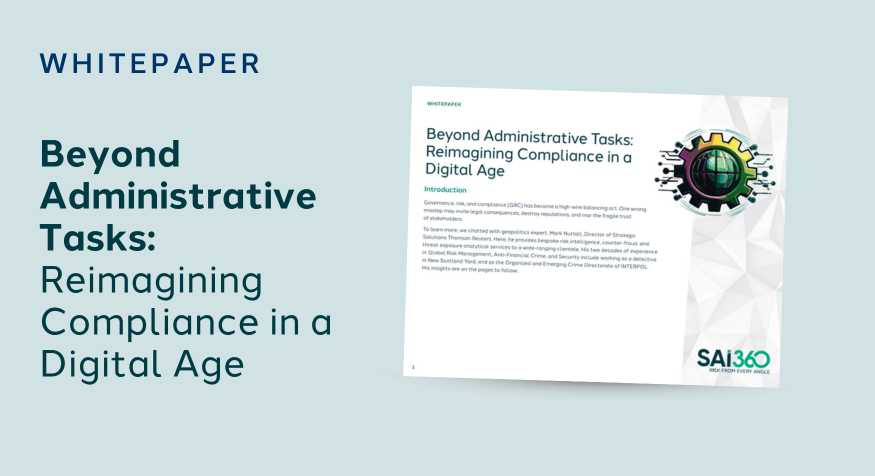 Whitepaper "Beyond Administrative Tasks: Reimagining Compliance in a Digital Age"