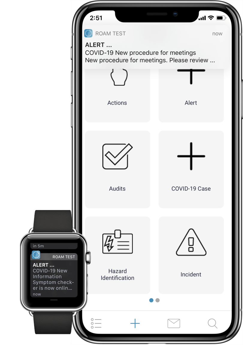microsite-mobile Covid19 mobile app