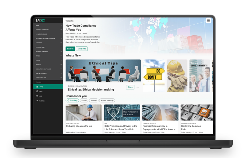 learning Management Dashboard