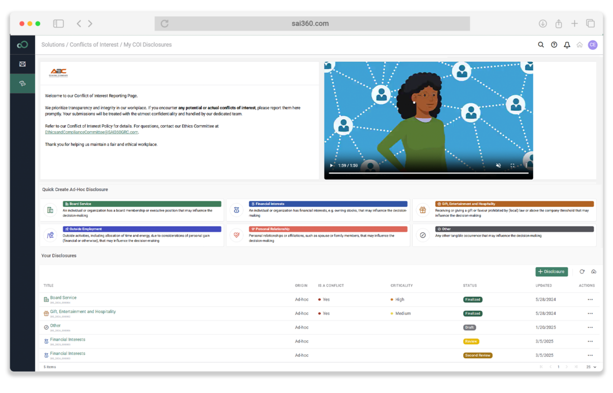 G-COI-My-Disclosures ADHOC Pharma Dashboard