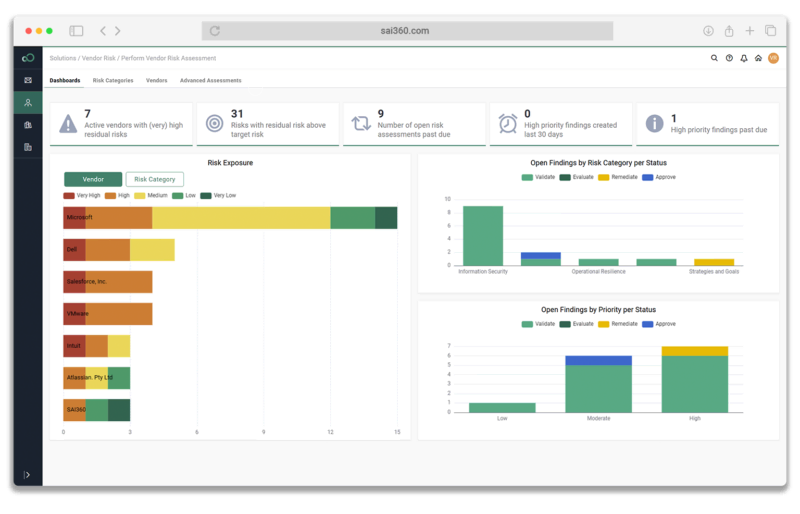 Third party risk management software