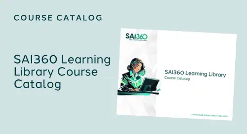 SAI360 Learning Catalog