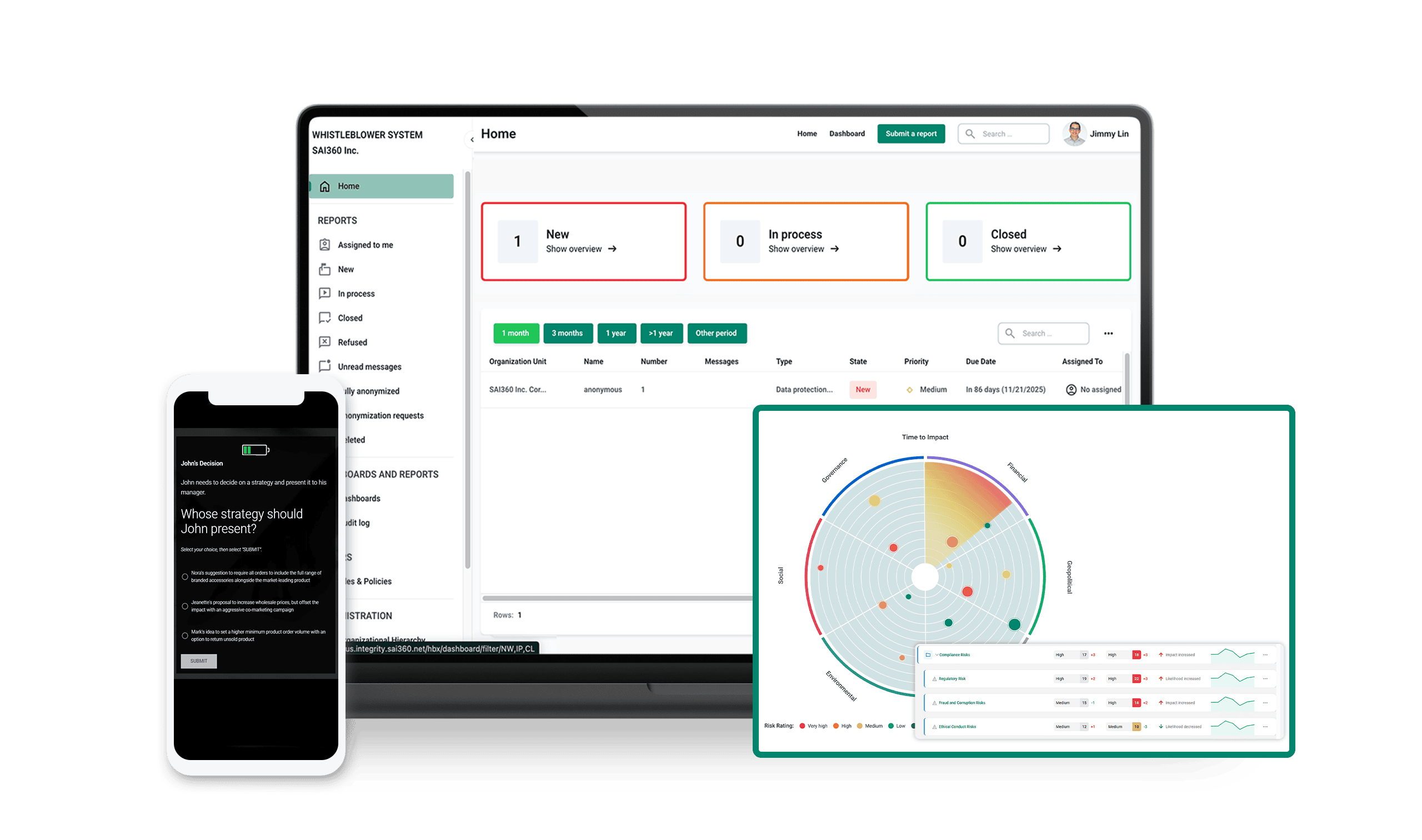 SAI360 Release Policy Management Screen