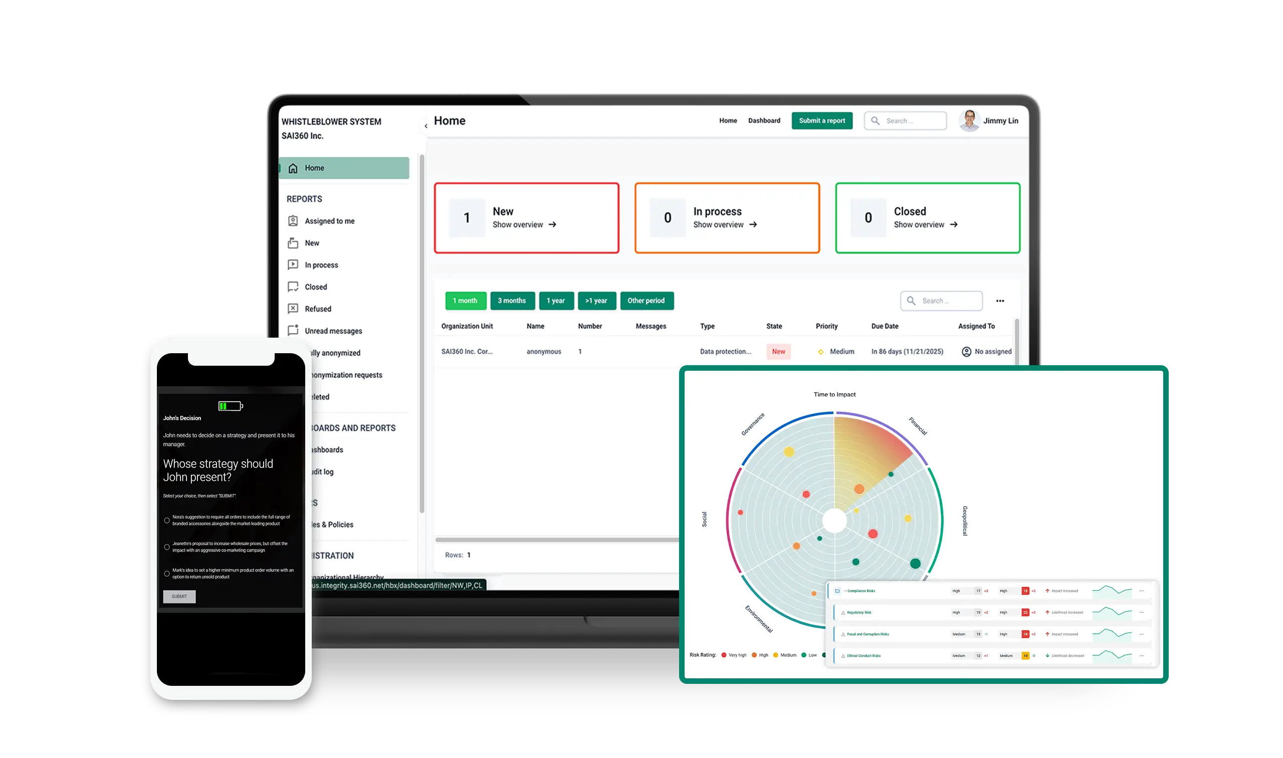 Policy Management Screen