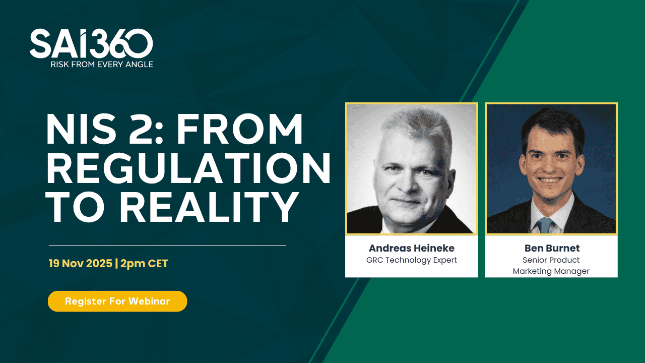 Aligning Enterprise Risk and Compliance in Highly Regulated Industries Webinar