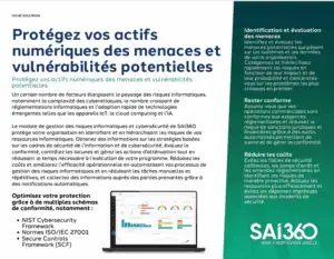 Cyber Security French solution sheet front cover