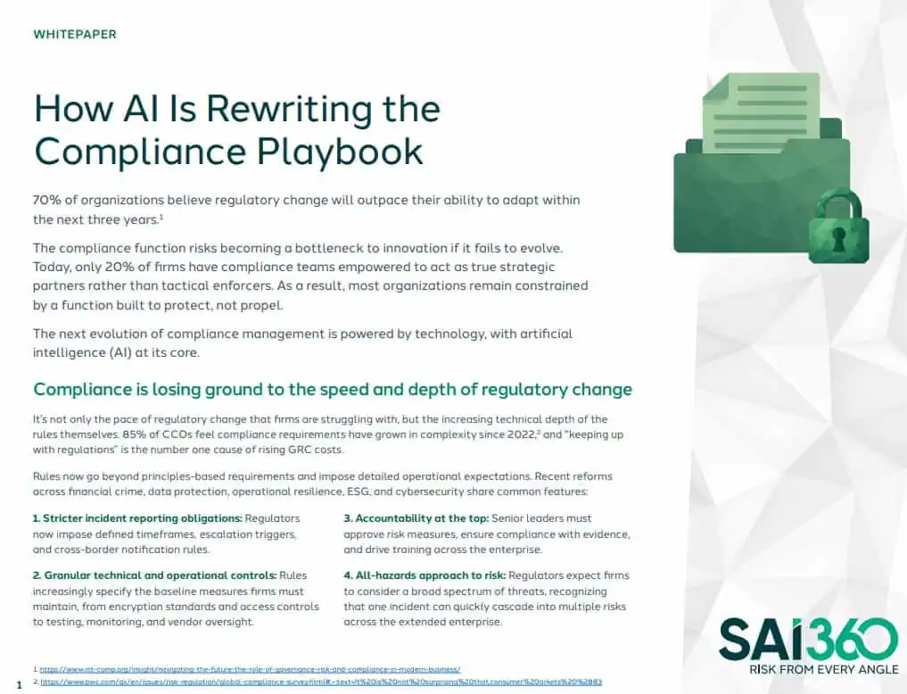 The future of compliance is integrated