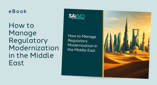 A practical guide for GRC leaders navigating rapid regulatory modernization across the Middle East, from data protection to AI governance and resilience.