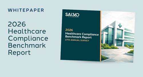 Explore the 2026 Healthcare Compliance Benchmark Report for industry insights on budgets, staffing, risk priorities, and program effectiveness across U.S. healthcare.