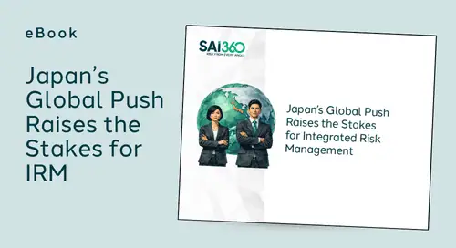 Learn why Japanese financial institutions need Integrated Risk Management to manage growing global risk and evolving FSA requirements.