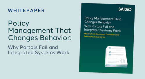 Learn how connecting policies directly to employee workflows and targeted training drives behavioral change and reduces risk.
