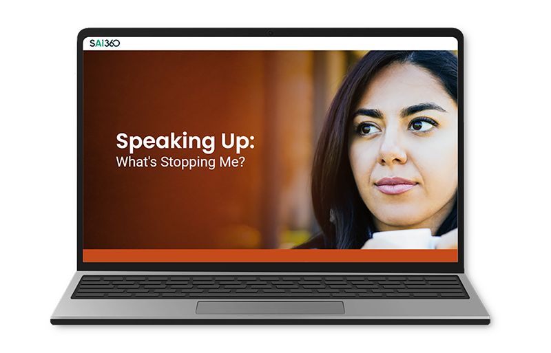 Speak Up on Laptop