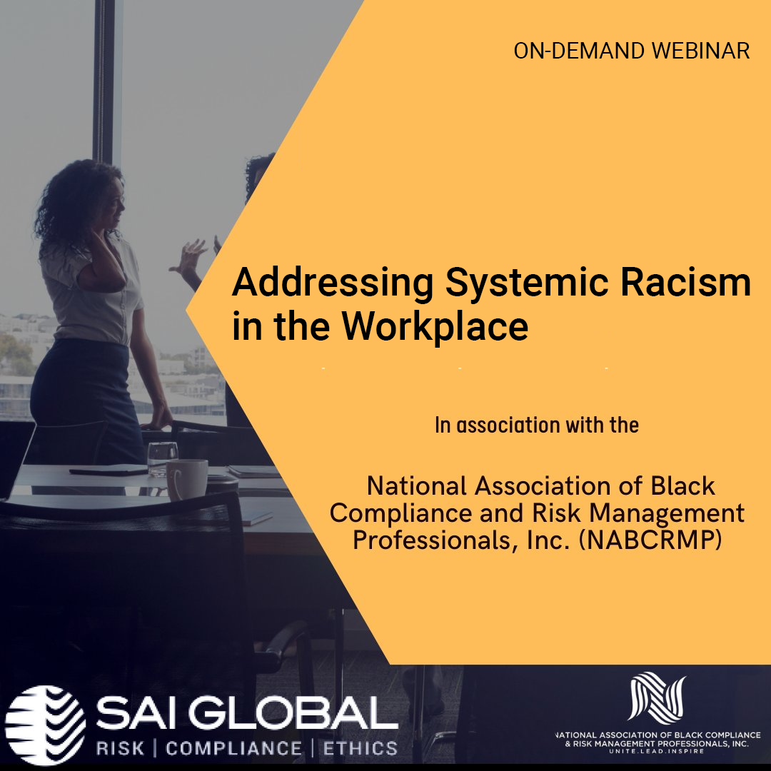 Webinar: Addressing Systemic Racism in the Workplace